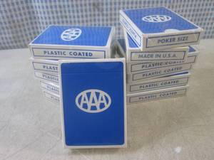 lot 88 image: (EC1) 12 Decks of AAA Poker Size Pl...