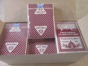 lot 94 image: (EC1) 12 New Decks Lady Luck Las Ve...