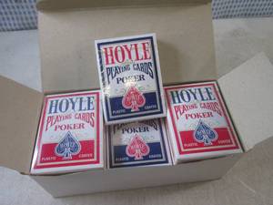 lot 110 image: (EC1) 12 New Decks Hoyle Poker Play...
