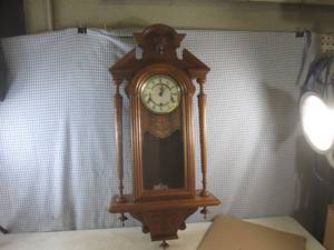 lot 159 image: (A-4) Large Hand Made Wall Clock - ...