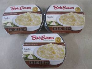 lot 172 image: (FRZ) 3 Frozen Bob Evans Garlic Mas...