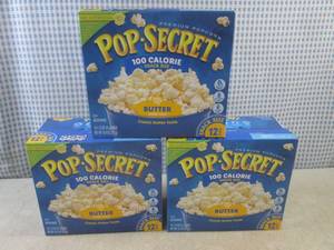 lot 188 image: (C-1) 3 Boxes of Pop-Secret Snack S...