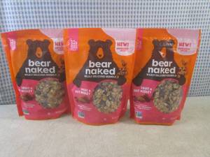 lot 216 image: (B-3) 3 Bags of Bear Naked Fruit & ...