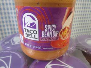 lot 226 image: (B-2) 12 Jars of Taco Bell Spicy Be...