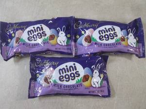 lot 231 image: (B-3) 3 Bags of Cadbury Milk Chocol...
