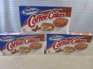 lot 246 image: (C-1) 3 Boxes of Hostess Cinnamon S...