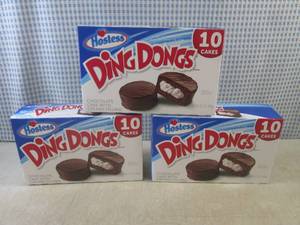 lot 250 image: (C-2) 3 Boxes of Hostess Ding Dongs...
