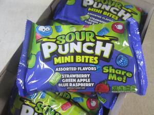 lot 262 image: (C-1) 12 Bags of Sour Punch Assorte...