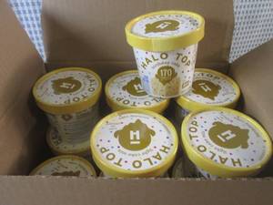lot 267 image: (C-2) 12 Halo Top Birthday Cake Lig...
