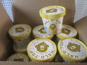 lot 269 image: (C-2) 12 Halo Top Birthday Cake Lig...