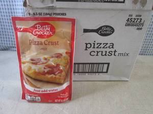 lot 288 image: (B-3) 9 Pouches of Pizza Crust Mix ...