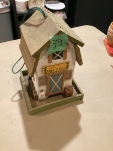 lot 39 image: Bird House - Farm Fresh Milk & Eggs