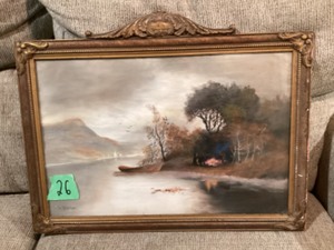 lot 26 image: Fire by the water print
