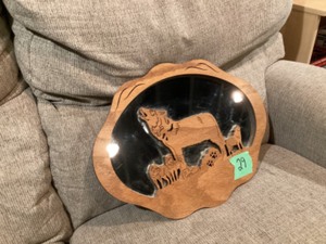lot 29 image: Small Wolf Mirror