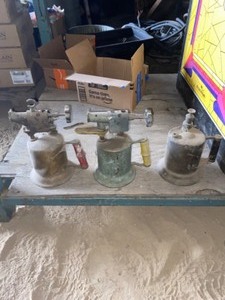 lot 57 image: Vintage Blow Torches x3