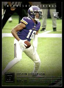 lot 20 image: Justin Jefferson RC 2020 Panini Chronicles #PA-23 Minnesota Vikings  Football Card