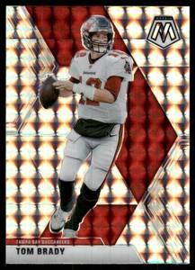 lot 42 image: Tom Brady 2020 Panini Mosaic Silver #135 Tampa Bay Buccaneers  Football Card