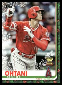 lot 57 image: Shohei Ohtani Rookie Cup 2019 Topps Holiday #HW16 Los Angeles Angels  Baseball Card