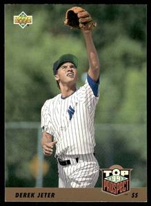 lot 76 image: Derek Jeter RC 1993 Upper Deck #449 New York Yankees  Baseball Card