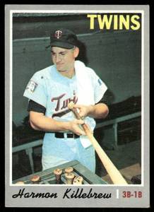 lot 86 image: Harmon Killebrew 1970 Topps #150 Minnesota Twins  Baseball Card