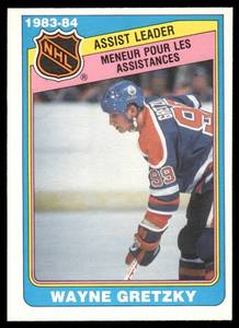 lot 95 image: Wayne Gretzky 1984 O-Pee-Chee #382 Edmonton Oilers  Hockey Card