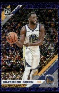lot 104 image: Draymond Green 1095 2019 Donruss Optic Fast Break Purple Prizm SP #38 Golden State Warriors  Basketball Card