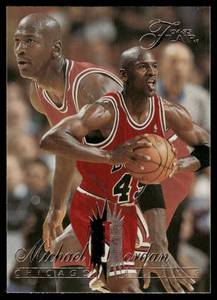 lot 108 image: Michael Jordan 1994 Flair #326 Chicago Bulls  Basketball Card
