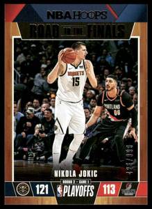 lot 109 image: Nikola Jokic 426999 2020 Hoops Gallery #45   Basketball Card