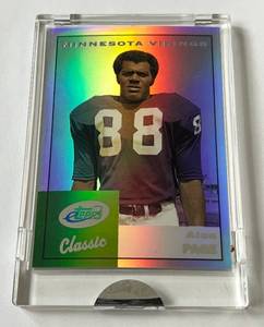 lot 129D image: Alan Page Limited Edition eTopps Refractor Minnesota Vikings Football Card