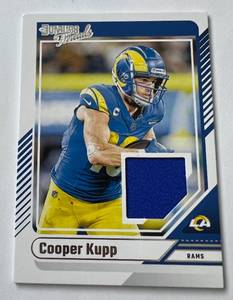 lot 125 image: Cooper Kupp Relic 2024 Donruss Threads #DTH-CKU Football Card