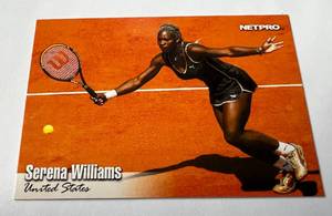lot 162 image: Serena Williams RC 2003 NetPro Tennis #1 Rookie Card