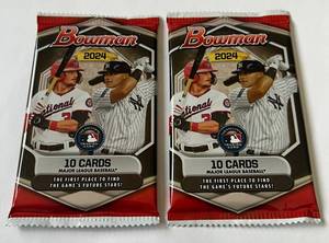 lot 170 image: 2024 Bowman 2 Pack Baseball Card Lot