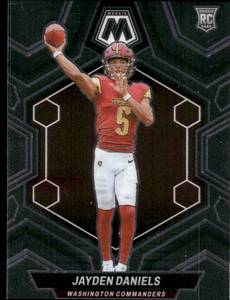 lot 12C image: Jayden Daniels RC 2024 Panini Mosaic #302 Washington Commanders Football Card