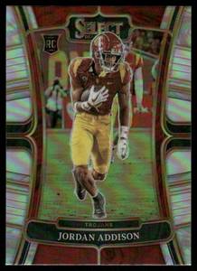 lot 37B image: Jordan Addison RC 2023 Panini Select Draft Picks #6 USC Trojans Football Card
