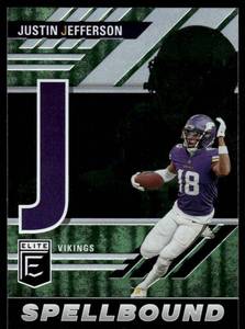 lot 39B image: Justin Jefferson 2023 Donruss Elite Spellbound #SB-JJ1 Minnesota Vikings Football Card