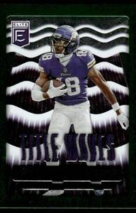 lot 41B image: Justin Jefferson 2023 Donruss Elite Title Waves #TW-5 Minnesota Vikings Football Card