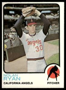 lot 10C image: Nolan Ryan 1973 Topps #220 California Angels Baseball Card