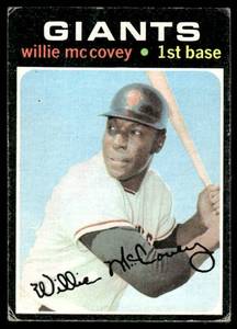 lot 86B image: Willie McCovey 1971 Topps #50 San Francisco Giants Baseball Card