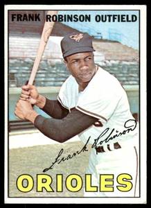 lot 100B image: Frank Robinson 1967 Topps #100 Baltimore Orioles Baseball Card