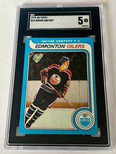 Wayne Gretzky RC SGC 5 EX 1979-1980 Topps #18 Rookie Vintage Hockey Card