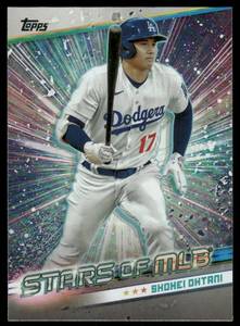 lot 107A image: Shohei Ohtani 2024 Topps Stars of MLB #SMLB-55 Los Angeles Dodgers Baseball Card