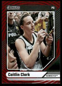 lot 122A image: Caitlin Clark Collection RC 2024 Donruss #7  Basketball Card