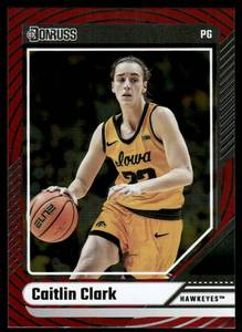 lot 123A image: Caitlin Clark Collection RC 2024 Donruss #4  Basketball Card