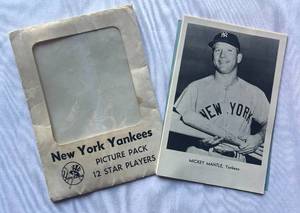 lot 5D image: Mickey Mantle New York Yankees 1960s Picture Pack - 12 Photos w Mantle, Maris, Berra, Ford and More - Vintage Baseball