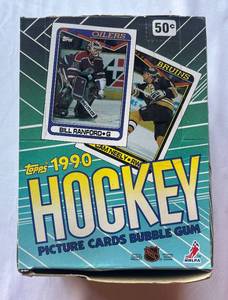 lot 48D image: 1990 Topps Hockey 36 Pack Box