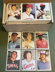 lot 11D image: 1975 SSPC Baseball Complete Card Set w Robin Yount and George Brett RCs