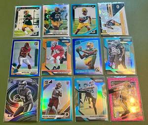 lot 173 image: 12- Card Numbered Football Lot