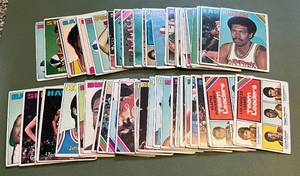 lot 193 image: 1975 Topps Basketball 63-Card Vintage Lot