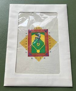 lot 71D image: Baseball Legends Scrapbook and Stamp Album