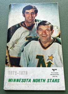 lot 101D image: 1972-1973 Minnesota North Stars Vintage Hockey Program
